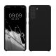 Etui kwmobile do Samsunga Galaxy S21 Plus, Silikon, Czarny, 54066.01