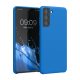 Etui Kwmobile do Samsunga Galaxy S21, Silikon, Niebieski, 54056.228