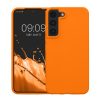 Etui Kwmobile do Samsunga Galaxy S22, silikonowe, pomarańczowe, 56756.150