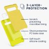Etui kwmobile do Samsunga Galaxy S10, silikonowe, żółte, 47732.149