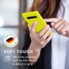 Etui kwmobile do Samsunga Galaxy S10, silikonowe, żółte, 47732.149