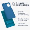 Etui kwmobile do Samsunga Galaxy A71, Silikon, Niebieski, 51209.228