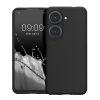 Etui Kwmobile do Asus Zenfone 9, silikonowe, czarne, 59449.47