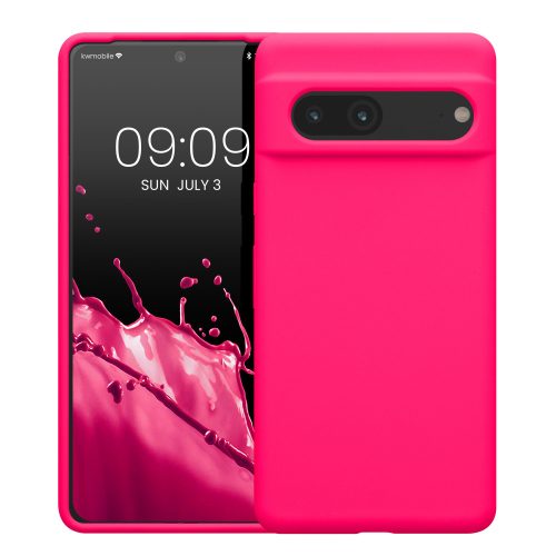 Etui kwmobile do Google Pixel 7, silikonowe, różowe, 59451.77