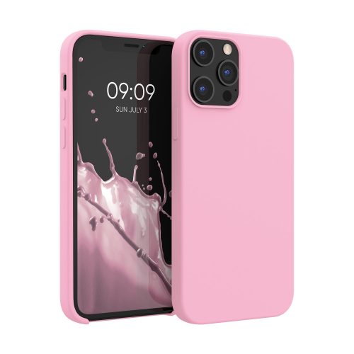 Etui Kwmobile do Apple iPhone 12 Pro Max, silikon, różowy, 52644.110