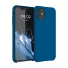 Etui Kwmobile do Apple iPhone 11, silikonowe, niebieskie, 49724.228