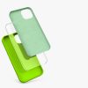Etui Kwmobile do Apple iPhone 13, silikonowe, zielone, 55878.75