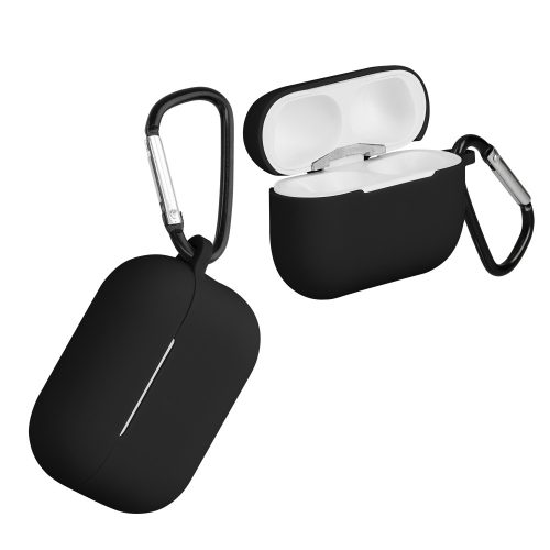 Etui na słuchawki Apple AirPods Pro 2, Kwmobile, Czarne, Silikon, 59472.01
