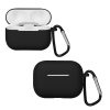 Etui na słuchawki Apple AirPods Pro 2, Kwmobile, Czarne, Silikon, 59472.01
