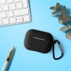 Etui na słuchawki Apple AirPods Pro 2, Kwmobile, Czarne, Silikon, 59472.01