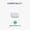 Etui na słuchawki Apple AirPods Pro 2, Kwmobile, Czarne, Silikon, 59472.01