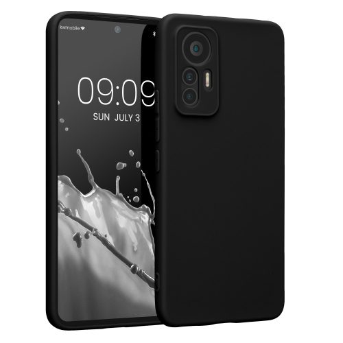 Etui Kwmobile do Xiaomi 12 Lite, silikonowe, czarne, 59470.47