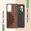 Etui Kwmobile do Xiaomi 12 Lite, drewno, brąz, 59408.02