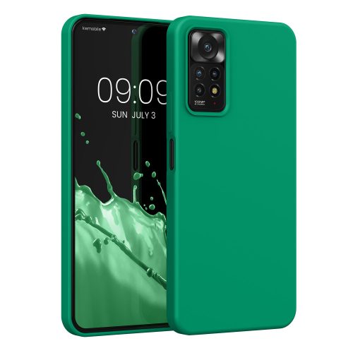 Etui Kwmobile do Xiaomi Redmi Note 11 Pro/Redmi Note 11 Pro 5G, silikon, zielony, 57373.142