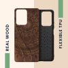 Etui Kwmobile do Xiaomi 11T/11T Pro, drewno, brązowy, 56795.07