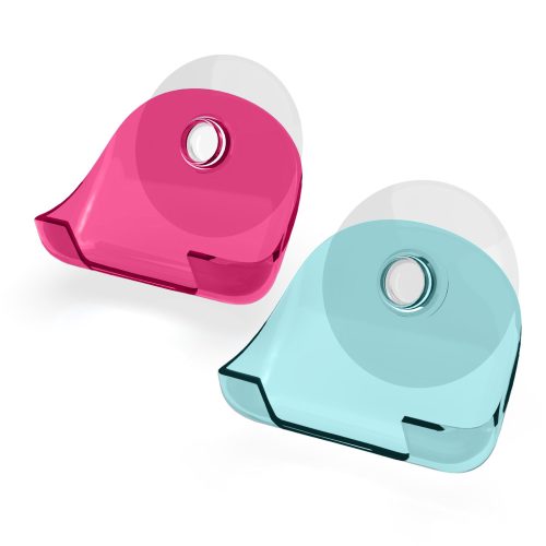 Zestaw 2 uchwytów do golarki Kwmobile, niebiesko-różowy, plastikowy, 48032.15