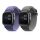 Zestaw 2 pasków do Garmin Venu Sq/Venu Sq Music, Kwmobile, fioletowy/szary, nylon, 59528.02