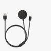 Kabel ładujący USB do Garmin Venu 2/Venu Sq Music/Venu Sq, Kwmobile, Czarny, Plastik, 59530.01