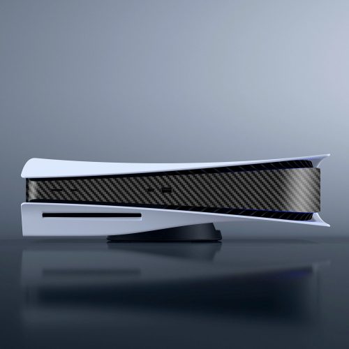 Skórka na konsolę Playstation 5 Disc Edition, Kwmobile, Czarna, PCV, 59544.01