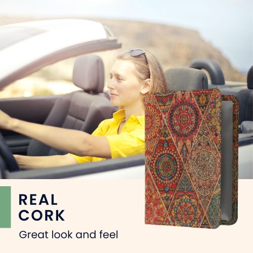 Okładka na dokumenty samochodu Kwmobile, Multicolor, Korek, 59558.01