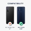 Etui Kwmobile do TCL 30 E/30 SE, silikon, zielony, 57707.200