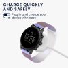 Kabel zasilający kwmobile do Fossil Gen 6/Gen 5/Gen 4, Plastik, Biały, 58644.02