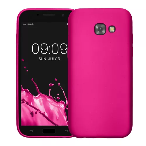 Etui kwmobile do Samsunga Galaxy A5 (2017), Silikon, Różowy, 57526.65
