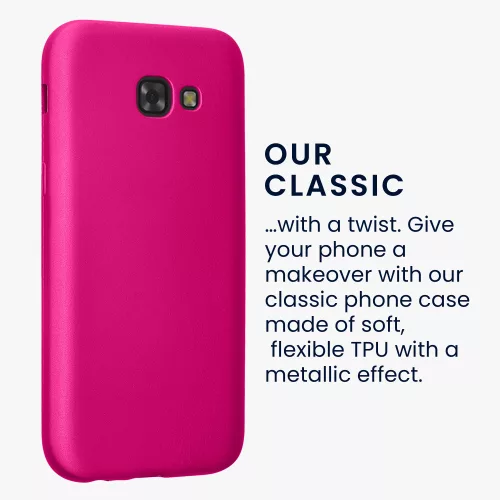 Etui kwmobile do Samsunga Galaxy A5 (2017), Silikon, Różowy, 57526.65