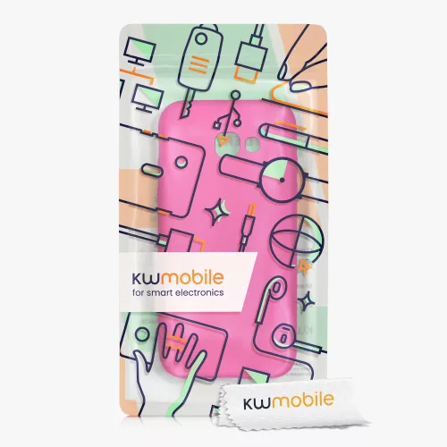 Etui kwmobile do Samsunga Galaxy A5 (2017), Silikon, Różowy, 57526.65