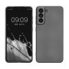 Etui Kwmobile do Samsung Galaxy S21 FE, szare, silikonowe, 55485.232