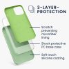 Etui kwmobile do Apple iPhone 12 Pro Max, silikon, zielony, 52644.243