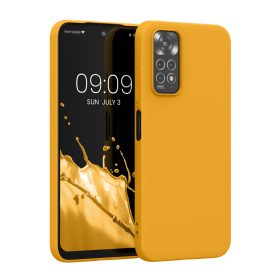   Etui kwmobile do Xiaomi Redmi Note 11/Redmi Note 11S, silikon, pomarańczowy, 57368.191