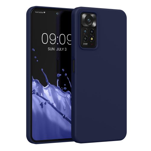 Etui kwmobile do Xiaomi Redmi Note 11 Pro/Redmi Note 11 Pro 5G/Redmi Note 12 Pro, silikon, niebieski, 57373.182