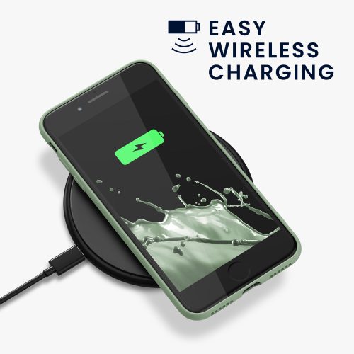 Etui kwmobile do Apple iPhone SE 3/iPhone 8/iPhone 7, silikon, zielony, 49979.243