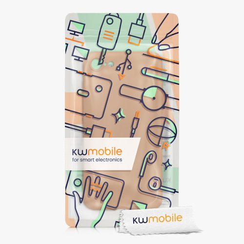 Etui kwmobile do Apple iPhone SE 3/iPhone 8/iPhone 7, Silikon, Brązowy, 49979.246