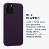 Etui kwmobile do Apple iPhone 12/iPhone 12 Pro, Silikon, Fioletowy, 56114.115