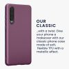 Etui kwmobile do Huawei P30, silikonowe, fioletowe, 47411.115