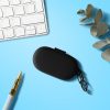 Etui kwmobile do JBL QUANTUM TWS, silikon, czarny, 59785.01