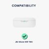 Etui kwmobile do JBL Wave 300 TWS, silikon, czarny, 59786.01