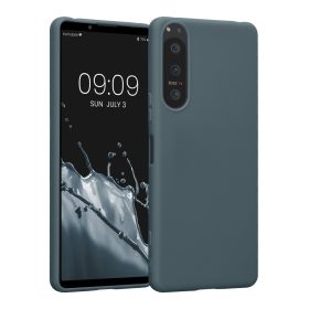   Etui kwmobile do Sony Xperia 5 IV, Silikon, Niebieski, 59866.202