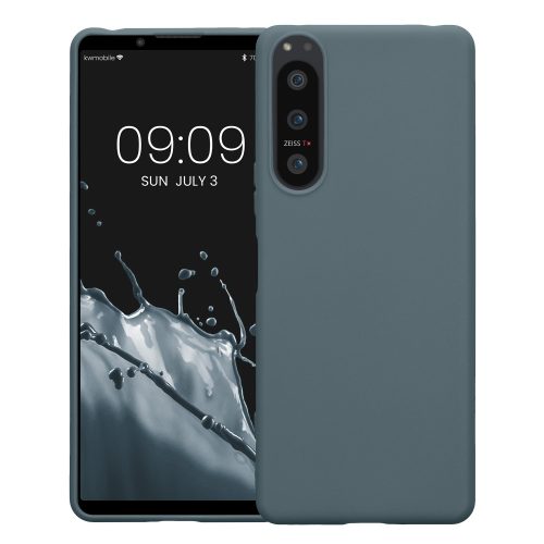 Etui kwmobile do Sony Xperia 5 IV, Silikon, Niebieski, 59866.202