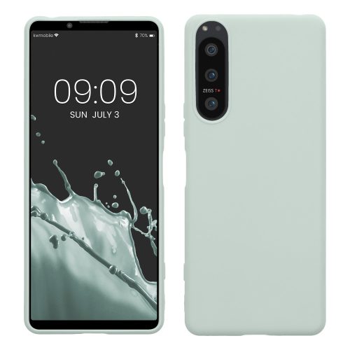 Etui kwmobile do Sony Xperia 5 IV, silikonowe, zielone, 59866.200