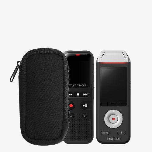 Uniwersalny pokrowiec do rejestratora Kwmobile, Czarny, Neopren, 59842.01