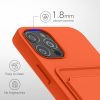 Etui kwmobile do Apple iPhone 12/iPhone 12 Pro, Silikon, Pomarańczowy, 55112.29