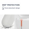 Etui kwmobile do słuchawek Xiaomi Redmi Buds 3 Lite, silikon, biały/czarny, 59159.02