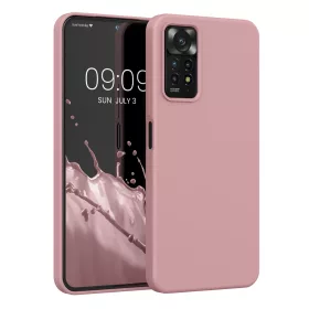   Etui kwmobile do Xiaomi Redmi Note 11 Pro/Redmi Note 11 Pro 5G/Redmi Note 12 Pro, Silikon, Różowy, 57373.193