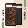 Etui kwmobile do Google Pixel 6a, Wood, Brown, 59884.03