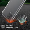 Zderzak kwmobile do Realme 8 (2021)/8 Pro (2021), Silikon, Przezroczysty/Fioletowy, 57241.108