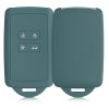 Etui na kluczyk samochodowy kwmobile do Renault/Dacia 4 przyciski - Keyless Go, silikon, zielony, 48035.207