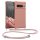 Etui Kwmobile ze smyczą do Google Pixel 7 Pro, różowe, silikonowe, 59967.154
